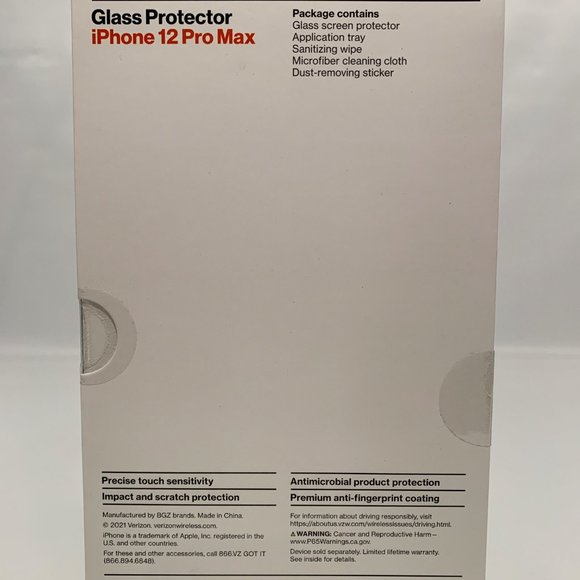 iPhone 12 Pro Max Glass Protector - Picture 2 of 2
